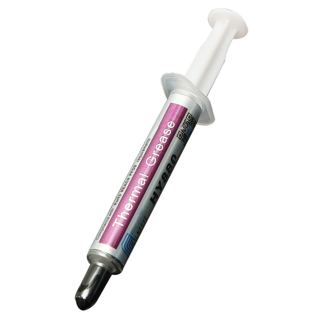 1PC 3g HY880 Thermal Grease Syringe Compound Paste For CPU VGA LED Chipset PC