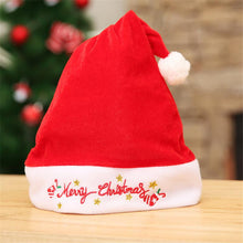 1Pcs High Quality Thick Gold Velvet Embroidery Adult Christmas Hats Claus Hats Adults Children Xmas Christmas Party Hat Supplies