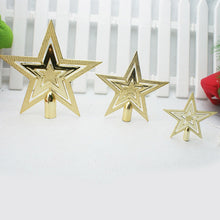 9/14/18cm Gold Star Christmas Tree Top Star 3D Five-point Star Christmas Home Table Topper Xmas Decoration Merry Christmas 8z