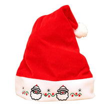 1Pcs High Quality Thick Gold Velvet Embroidery Adult Christmas Hats Claus Hats Adults Children Xmas Christmas Party Hat Supplies