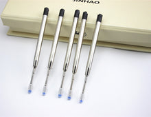 10 Pcs /Lot, ( Black )BALLPOINT Pen Refill For ,New Design Pen Rods / Wholesale price luxury metal gel pen refill