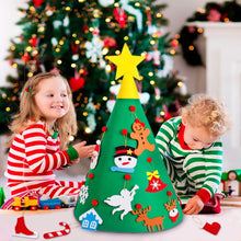 FENGRISE Kids DIY Felt Christmas Tree Decorations Xmas Hanging Ornaments Home Decor Happy New Year 2019 Children Christmas Gift