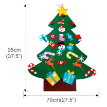 FENGRISE Kids DIY Felt Christmas Tree Decorations Xmas Hanging Ornaments Home Decor Happy New Year 2019 Children Christmas Gift