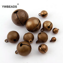 9 size Bronze Metal Jingle Bells Loose Beads Festival Party Decoration/Christmas Tree Decorations/DIYCrafts Accessories