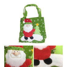 Santa Claus Snowman Gift Bag Kids Candy Bags Portable Christmas Handbag