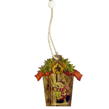 Christmas Tree Wooden Pendants Ornaments Santa Snowman Home Decor Christmas Party Decorations LBShipping