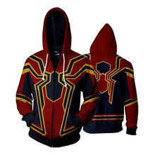 The Avengers 3 Superhero Hoodie Spiderman Venom Iron Man Captain America Thin Hoodies Iron Spider-man Casual Zipper Coat Outfit