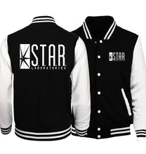 The Flasher Star S.T.A.R. Labs Baseball Jackets Men 2018 Spring New Hoodies Men Teen Wolf Stilinski 24 Jacket Hipster S-5XL