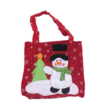 Santa Claus Snowman Gift Bag Kids Candy Bags Portable Christmas Handbag