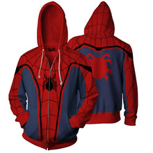 The Avengers 3 Superhero Hoodie Spiderman Venom Iron Man Captain America Thin Hoodies Iron Spider-man Casual Zipper Coat Outfit