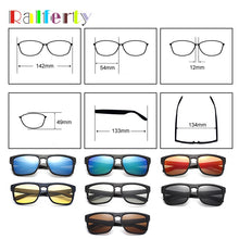 Ralferty Square Sunglasses Men Women High Quality UV400 Polarized Sunglases Flexible TR90 Sun Glasses Male Driver Eyewear Mirror