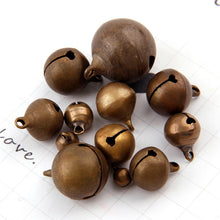 9 size Bronze Metal Jingle Bells Loose Beads Festival Party Decoration/Christmas Tree Decorations/DIYCrafts Accessories