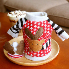 Christmas Decorations Wine Bottle Sweater Cover Bag Santa Claus Knitting Hats For New Year Xmas Home Dinner Party Decoration