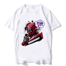 new 2018 man's deadpool t shirt funny dead pool anime t-shirt men/women deadpool 2 tshirt clothing male S-3XL white top Tees