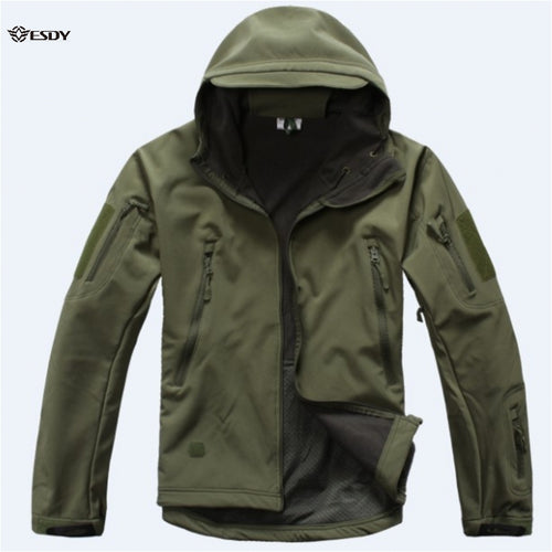 Lurker Shark Skin V 4.0 Military Tactical Softshell Jacket Men Windbreaker Waterproof Hoodie Clothes