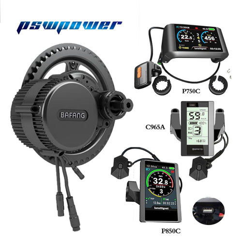 free shipping 48V750W  Bafang/8fun BBS02B mid crank drive motor kits APT lcd display geared Motor kit eletric bicycle ebike kits