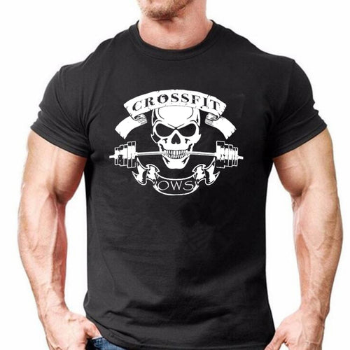 COOLMIND 100% cotton Men T-Shirt Male casual T shirt Homme Summe CROSSFIT design t-Shirts Men's Tee Shirts Man Clothes