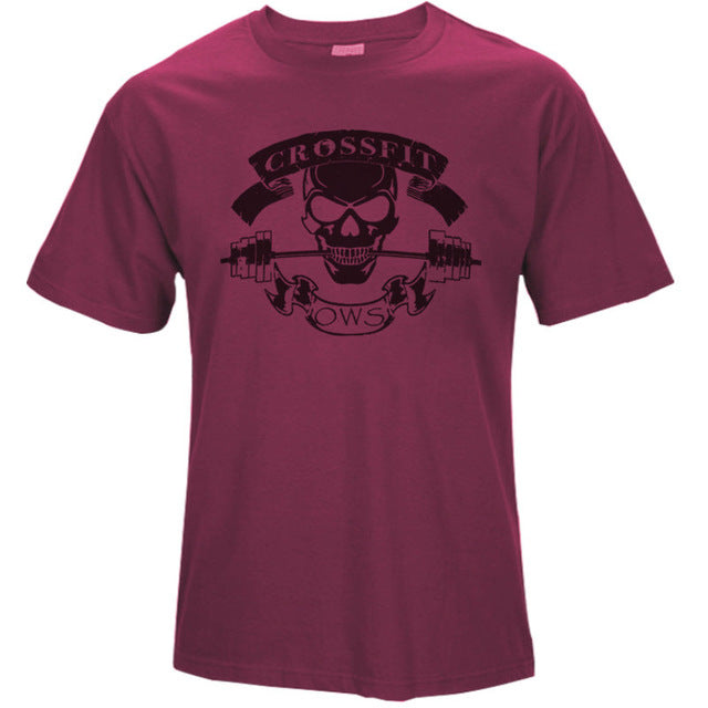 COOLMIND 100% cotton Men T-Shirt Male casual T shirt Homme Summe CROSSFIT design t-Shirts Men's Tee Shirts Man Clothes